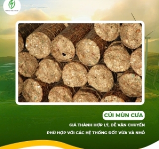 Củi Mùn Cưa D90 - Nhiên Liệu Sinh Khối Ổn Định Giá, Hiệu Quả Cao Cho Doanh Nghiệp