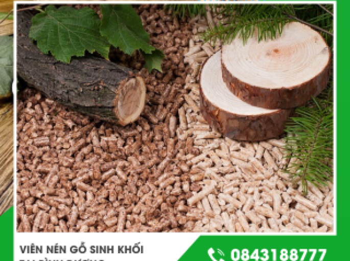 Viên nén gỗ sinh khối tại Bình Dương giải pháp nhiên liệu sạch và bền vững